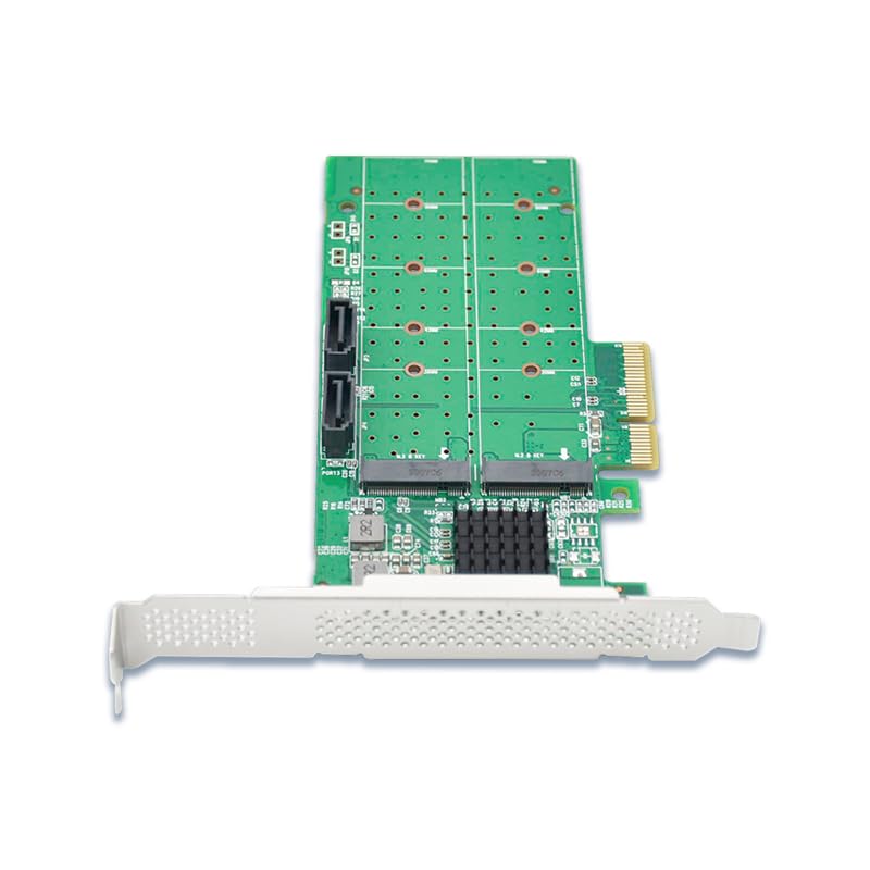 SSD マウンタ　Pcie接続　Marvell社製 88SE9230搭載 Amazon.com: PCIe x4 SATA RAID Controller Card, Dual M.2 and SATA